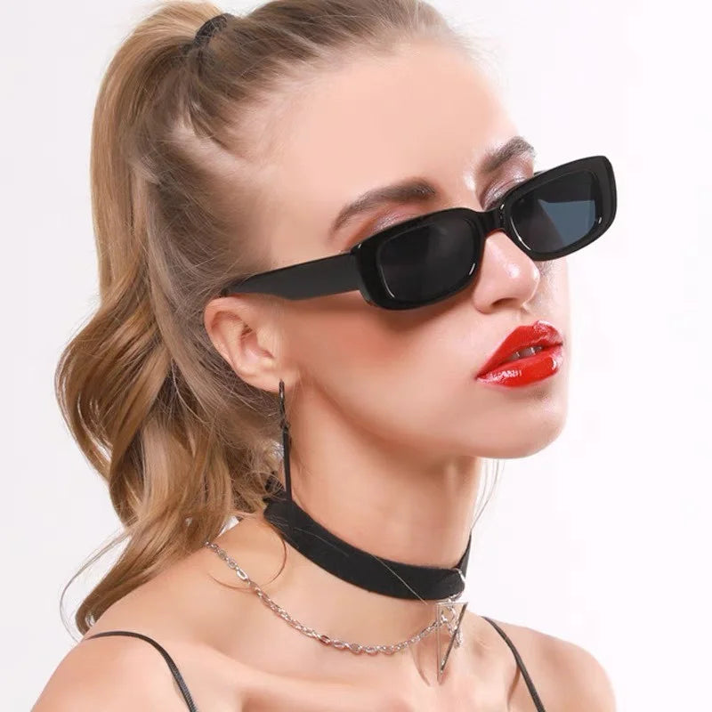 Retro Box Sunglasses for Men and Women Retro UV400 Sunshade Glasses Suitable for Summer Beach Travel