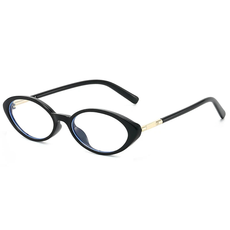 JNPCXI Fashion Small Cat Eye Women Sunglasses Shades Clear Lens Frame Men Punk Leopard Green Oval Sun Glasses UV400