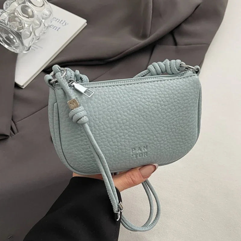 Ladies' Crossbody Bag Is Fashionable, Versatile, Solid Color, Exquisite Design, Daily Commuting, Casual Shoulder Bag Handbag