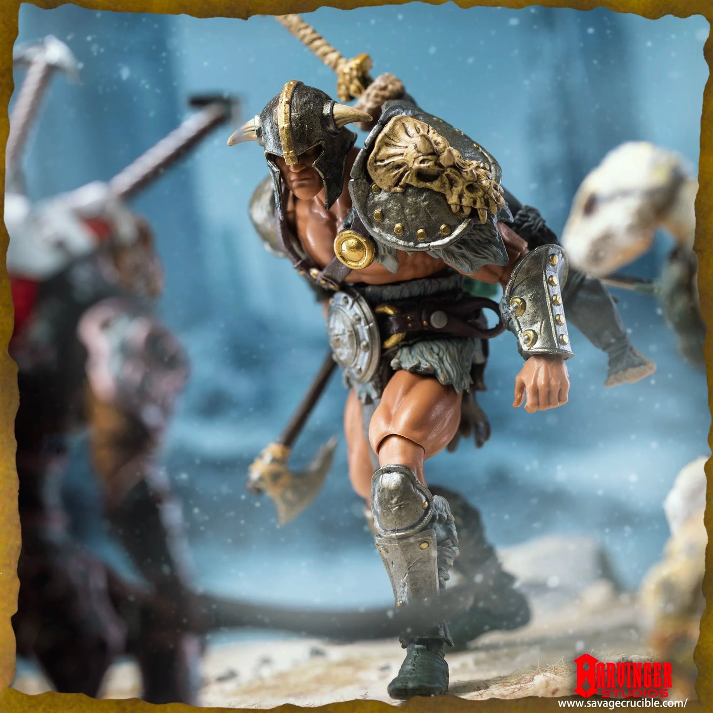 Harbinger Studios 1/12 7" Action Figure Savage Crucible Wave 2 Krieger Barbarian