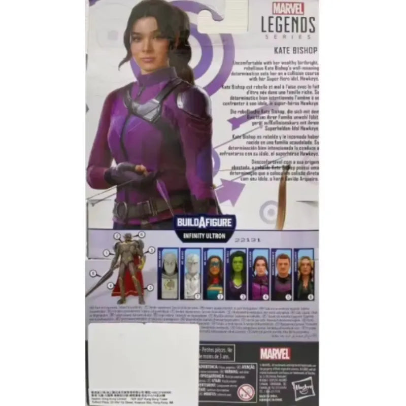 Original Hasbro Marvel Legends Series Hawkeye KATE BISHOP Anime Figures Collection Toys Models