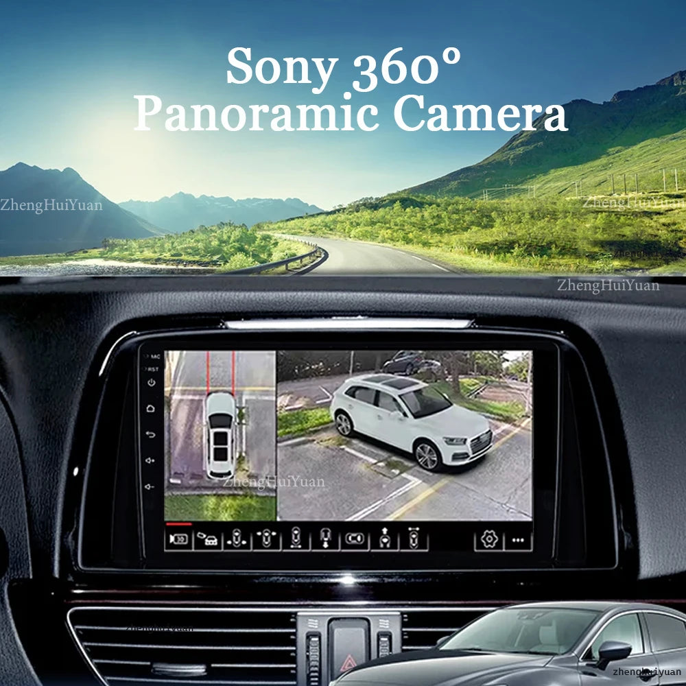 Android 15 For Mazda 6 GJ Atenza Touring Sport GT Carplay Auto Car Radio Multimedia Video Player Navigation GPS No 2Din 2 Din 4G