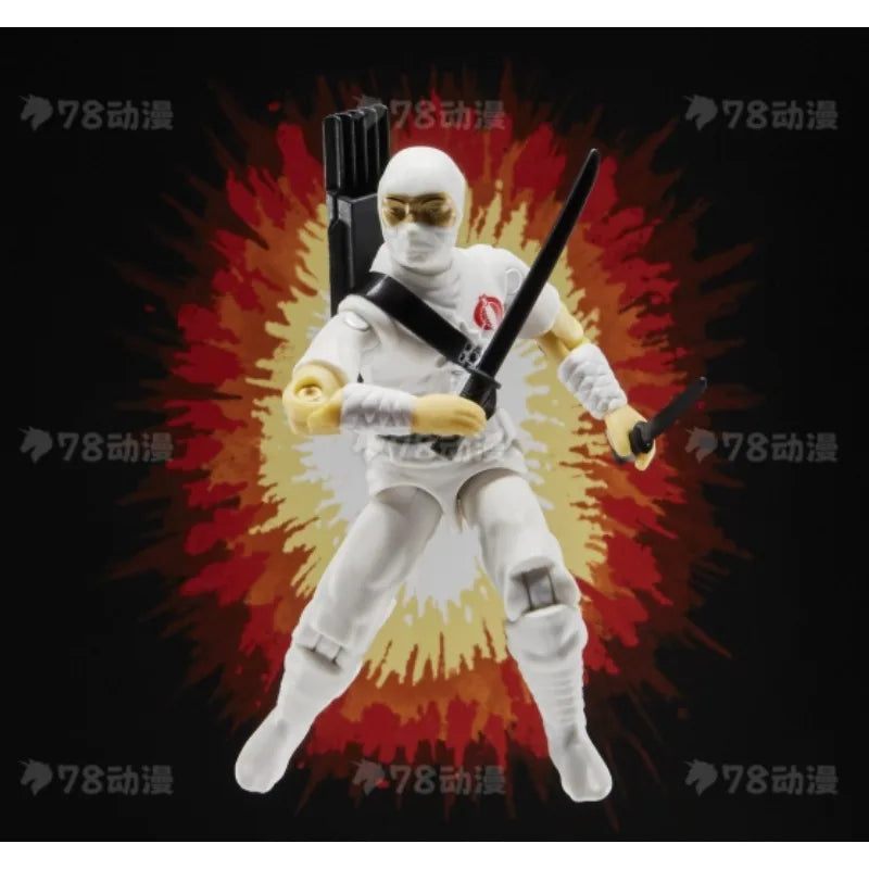 Original Hasbro G.I. Joe Classified Series Retro Collection Snake Eyes & Storm Shadow Anime Figures Toys Models Collection