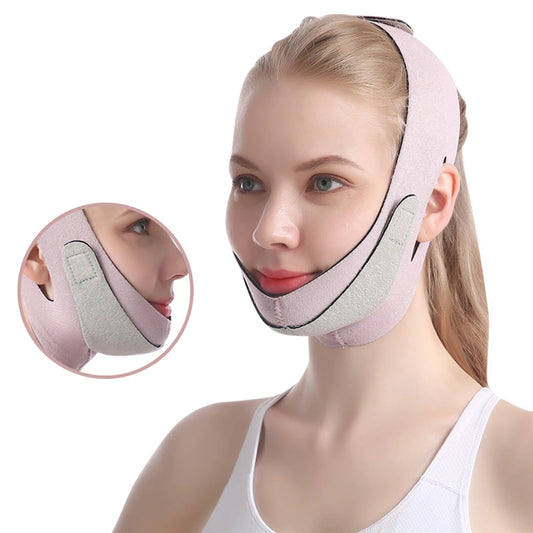 Reusable Face Slimming Bandage V Line Face Shaper Women Chin Cheek Lift Up Belt Facial Massage Strap Face Skin Care Beauty Tools
