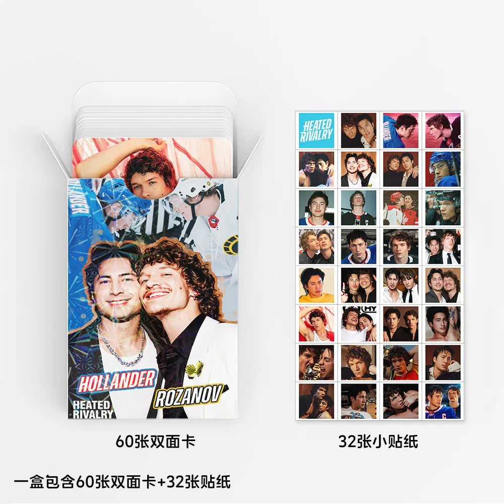 92PCS TV Show Heated Rivalry Collectible Photocards Set Featuring Shane Hollander And Ilya Razanov Lomo Card Stickers Fans Gift