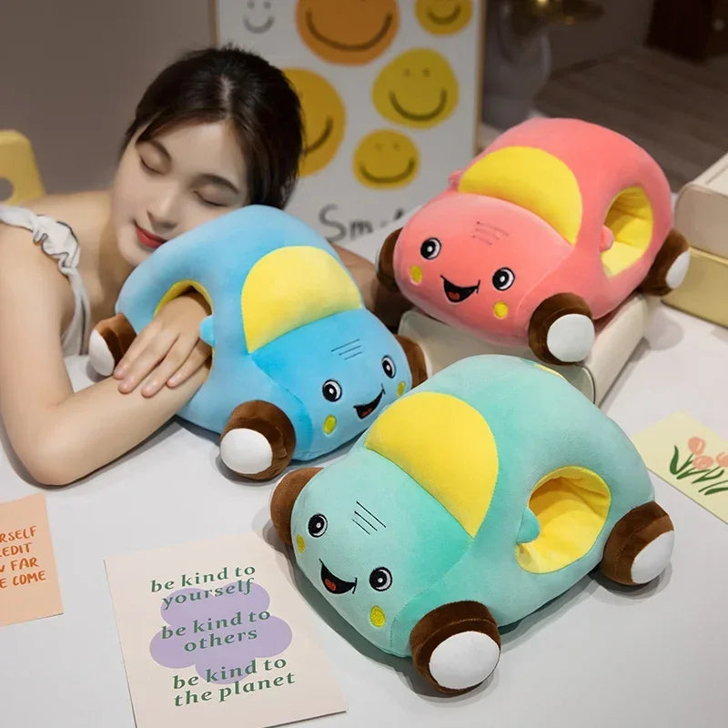 Cartoon Car Model Toys Kawaii Car Shaped Cushion Sleeping Pillow Children Birthday Gift Room Decor
