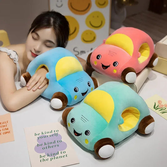 Cartoon Car Model Toys Kawaii Car Shaped Cushion Sleeping Pillow Children Birthday Gift Room Decor