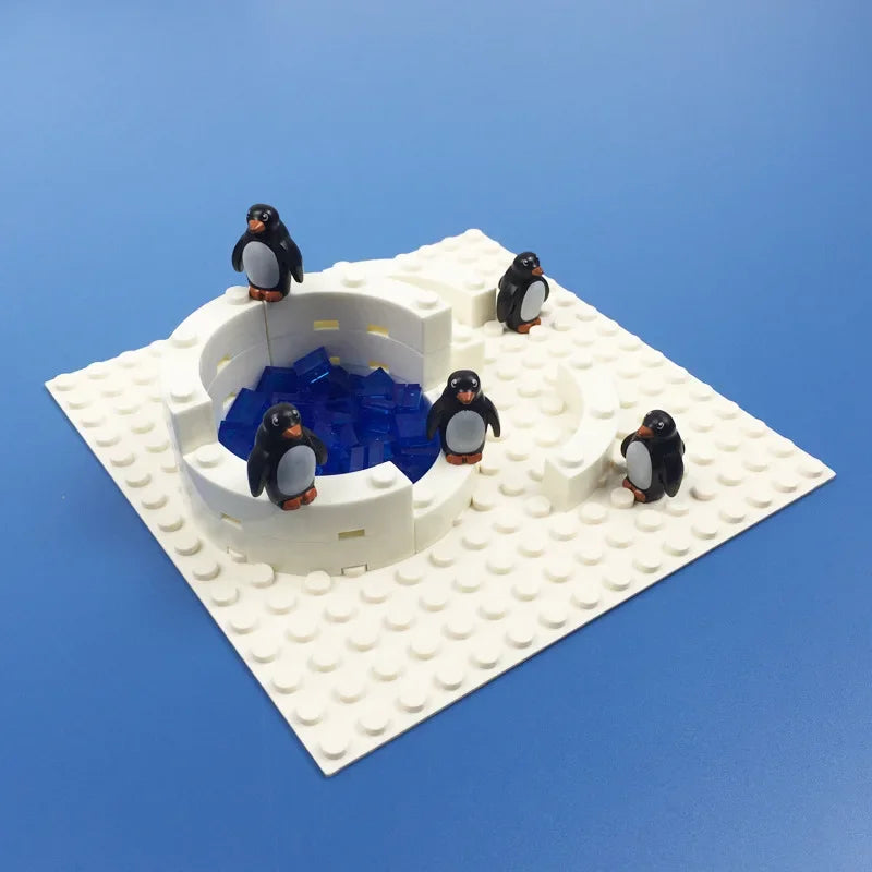 DIY Farm Building Blocks Set Cattle Pen Pig Shed Chicken Horse Panda MOC Scene