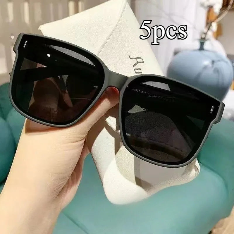Fit Over Glasses Men Women UV400 Wear Sunglasses Foldable Myopia Glasses Cover  Sunglasses