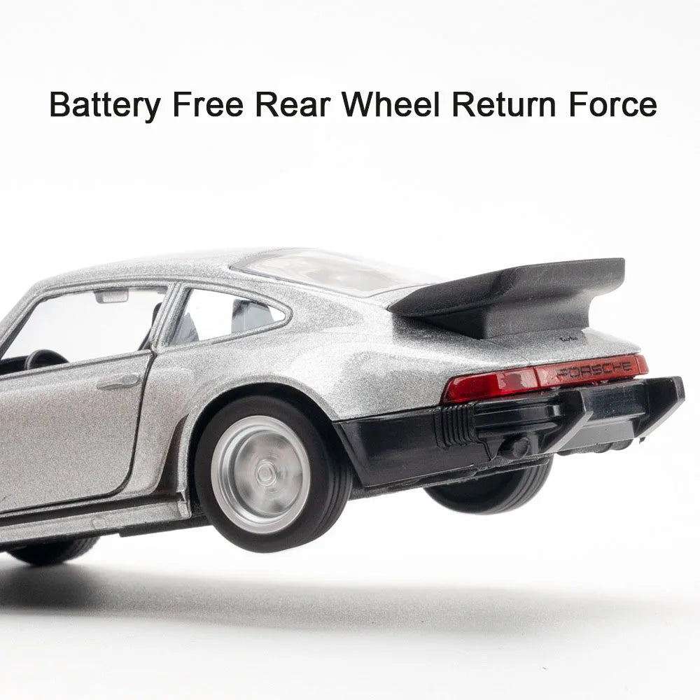 1/36 Porsche 911 1978 Alloy Car Model Toy Simulation Metal Diecast with Pull Back Decoration Mini Car Children Gifts Collection
