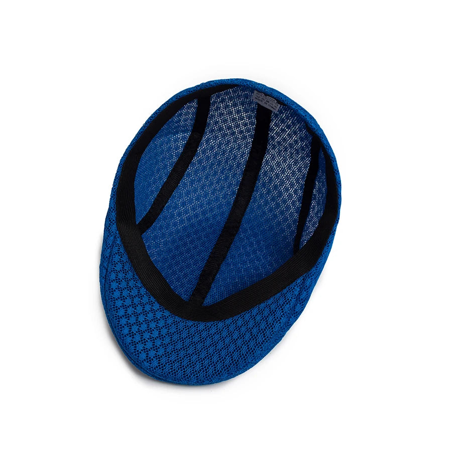 Women Beret Fashion Men Mesh Cap Casual Solid Berets Female Summer Soft Top Sun Visor Hat For Male 55-59cm Head Circum Unisex