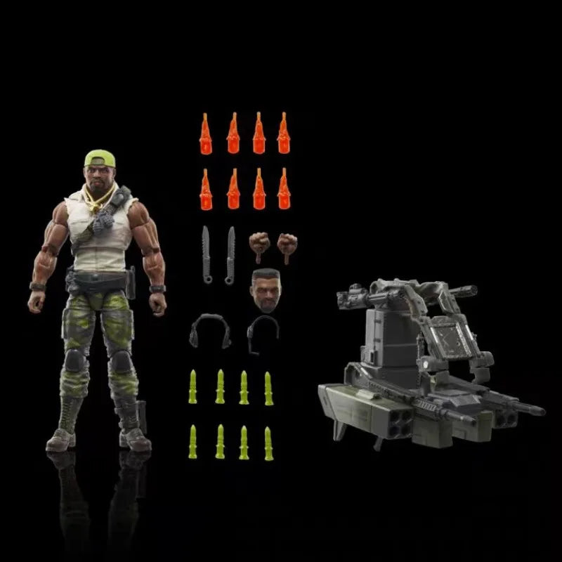 Original Hasbro G.I. Joe Classified Series #150 Heavy Duty with Man-Portable Heavy Weapons System Action Figure Collection Toys