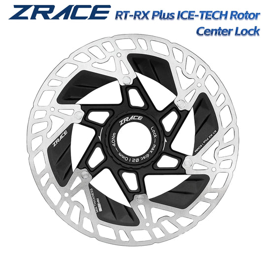 ZRACE RT-RX Plus ICE-TECH 160mm Center Lock Disc Rotor Ultralight Strong Heat Dissipation Floating Rotor Road Disc Brake