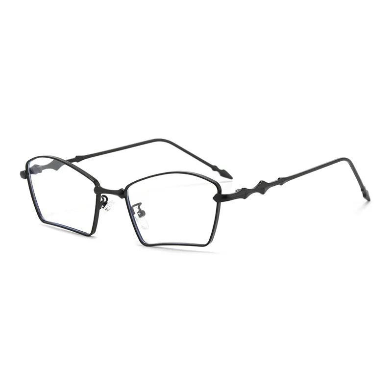 JNPCXI New Polygon Rectangle Women Sunglasses Fashion Gold Tea Gradient Shades UV400 Men Blue Tea Punk Sun Glasses