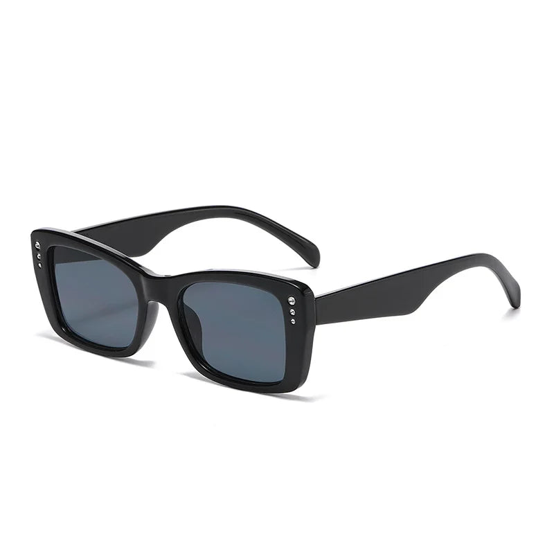 JNPCXI Vintage Suqare Women Luxury Sunglasses Diamond Shades UV400 Fashion Gradient Men Sun Glasses