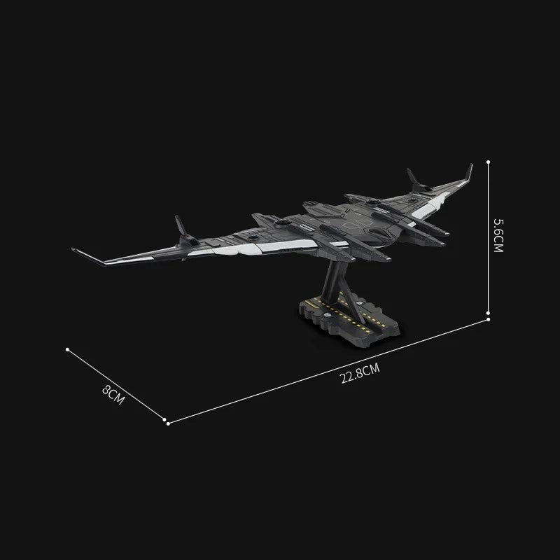 1:1500 1:3000 Luan Niao Strategic Aerospace Mother Ship Alloy Diecast Toys Models Car Detachable Bracket Rotate Collectors' Gift