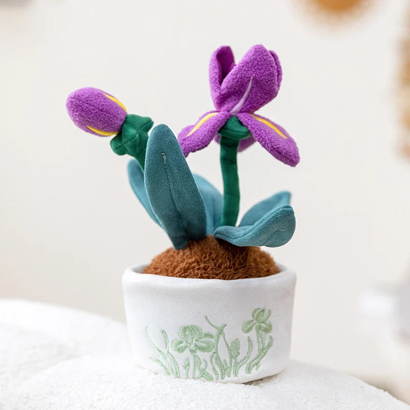Lifelike Tulip Succulent Plants Plush Stuffed Toys Flower Decorations Floral Bouquet Design  Living Room Decor For Girl Gift