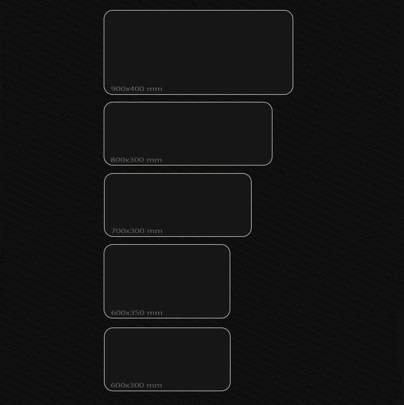 Gaming Black & White Gray Art Aesthetics Large Mouse Pad Non-Slip Soft PC Mat