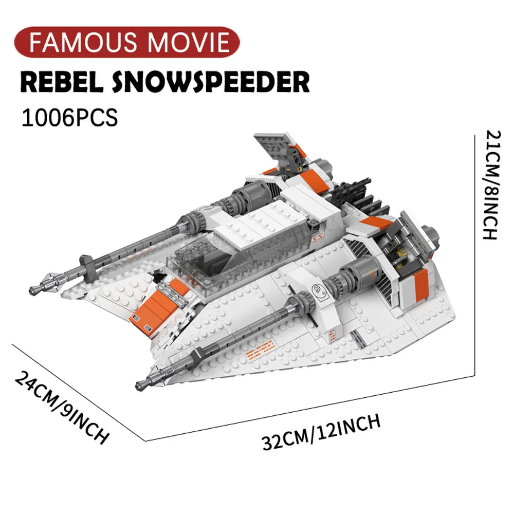 UCS Lego Puzzle 1006pcs Ideas Snowfighter Battle Fighter Model Building Blocks