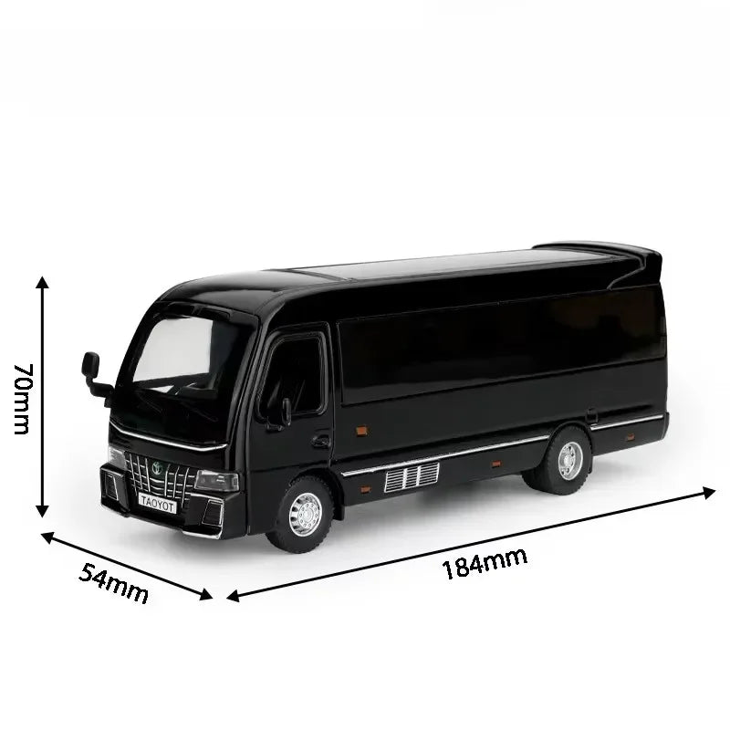 1:32 Sprinter Coaster Alloy Diecast Toys Cars Models Vehicles Pull Back with Sound Light Miniature Vehices Children's Ornaments