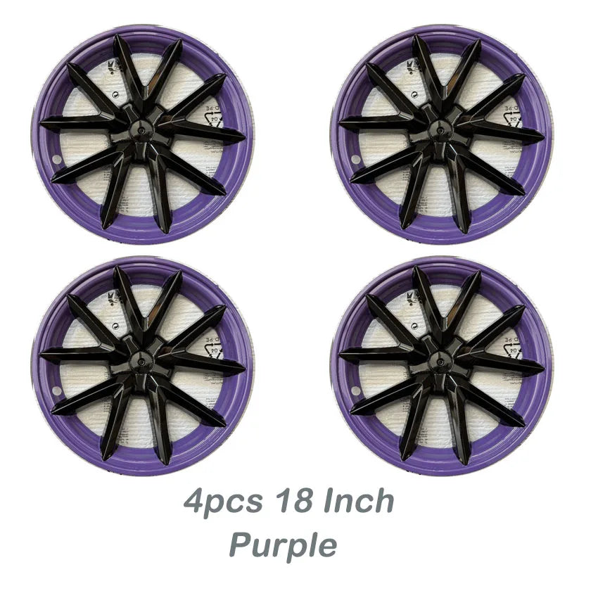 4PCS Hub Cap Car For Tesla Model 3 2017-2023 18 Inch Wheel Cap Replacement Automobile Wheel Hubcap Full Rim Cover Accessories
