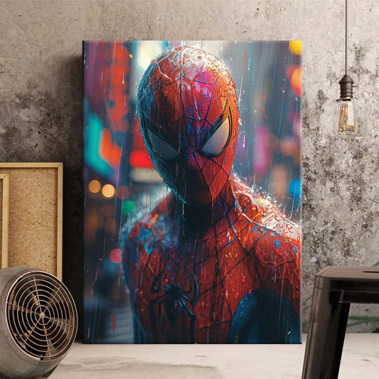 MINISO Poster SuperHeroes Spiderman Canvas Wall Art Print Home Room Decor