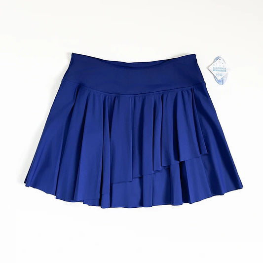 Yoga exercise lightweight, quick-drying and refreshing 2-in-1 high-waisted pleated yoga exercise fitness skirt, golf tennis skir