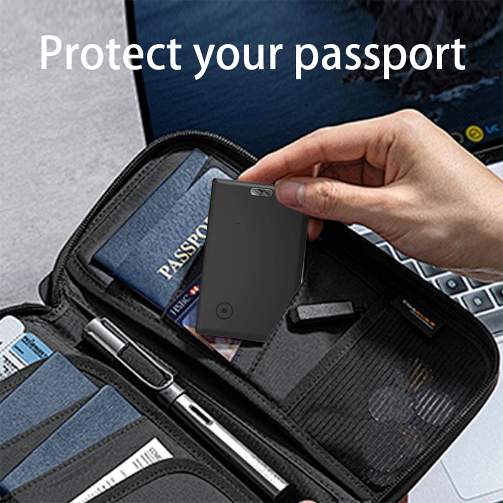 Wallet Tracker Card Wireless Rechargeable Antilost Smart Card Location Track Tag