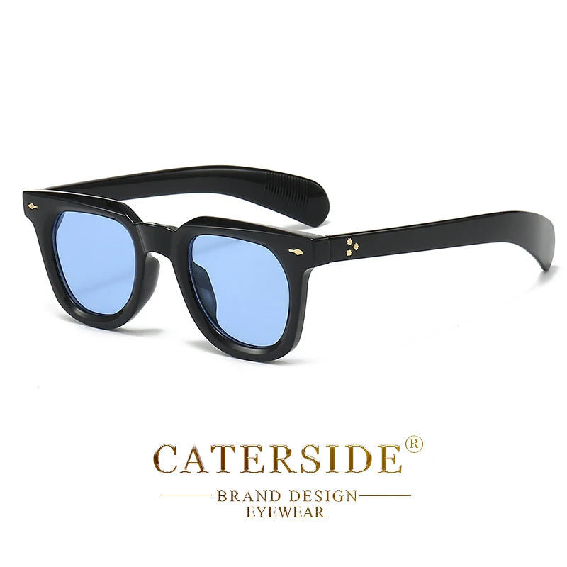 CATERSIDE Fashion Retro Sunglasses for Men Punk Brand Design Sun Glasses for Women Outdoor Beach Travel Glasses Summer Style
