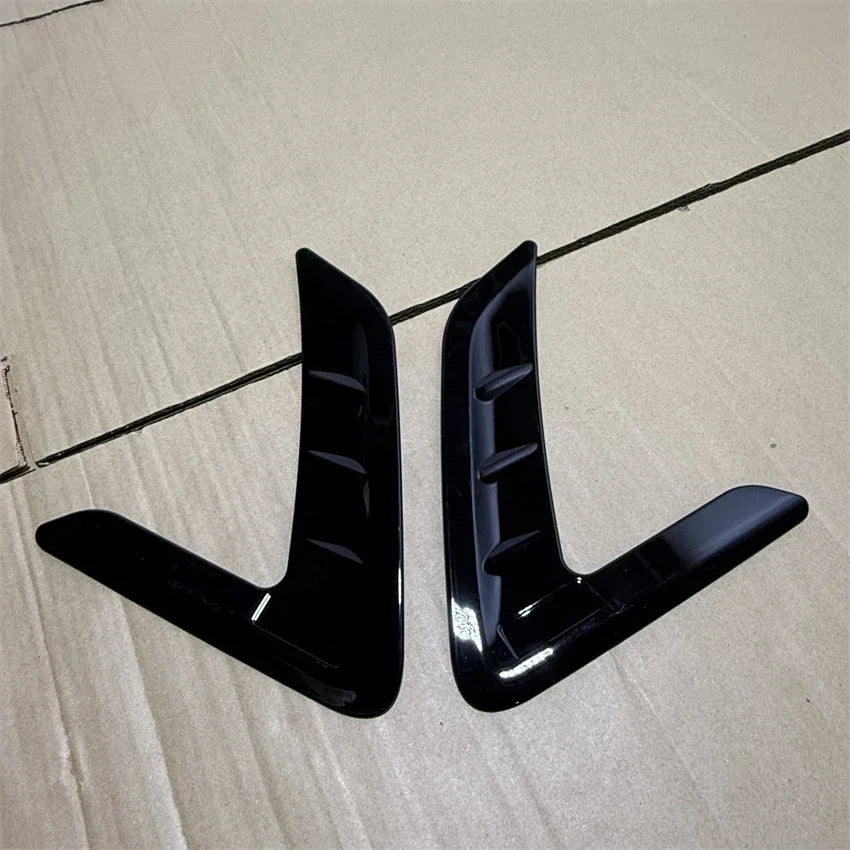 For BMW 3 Series G20 G28 2021-2024 Car Exterior Side Body Air Outlet Cover Trim Fender Decorative Stickers Gloss Black