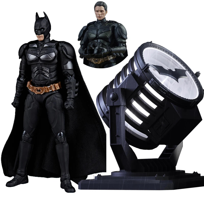 Original The Batman Bat-Signal DARK KNIGHT TRILOGY DC 1:12 Deluxe Action Figure