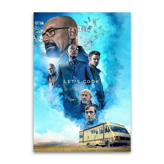 Breaking Bad TV Canvas Wall Art Print Poster Movie Art Decor Painting Unframed 5