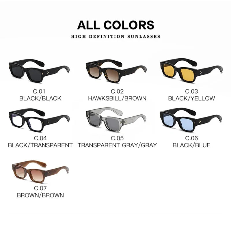 JNPCXI Small Square Sunglasses Men Luxury Brand Design Computer Women Eyeglasses Glasses Frame Vintage Eyewear