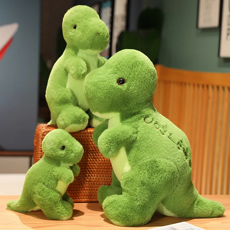 Cartoon Simulation Dinosaur Plush Toy Tyrannosaurus Rex Stuffed Soft Triceratops Cute Doll Toys for Kids Boys Girls Babys Gifts