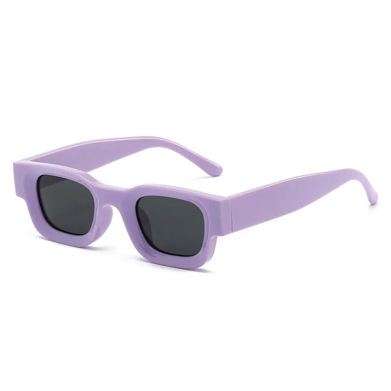 JNPCXI Polarized Ins Popular Fashion Small Square Sunglasses Women Retro Punk Shades Men Trending Sun Glasses UV400