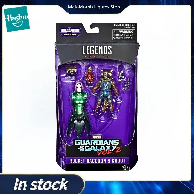 Original Hasbro Marvel Legends Series ROCKET RACCOON & GROOT Action Toy Figure Collection Model