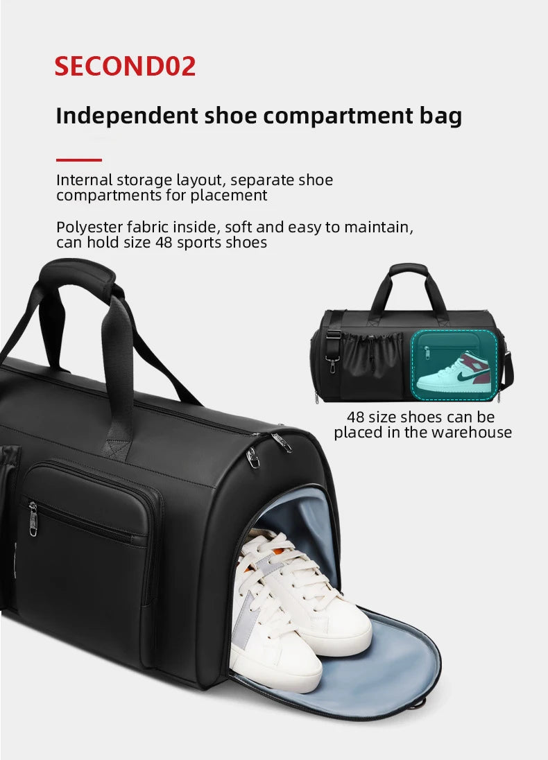 SWISS MILITARY Handheld XL Capacity Multifunction Luggage Anti-Water Travel Bag