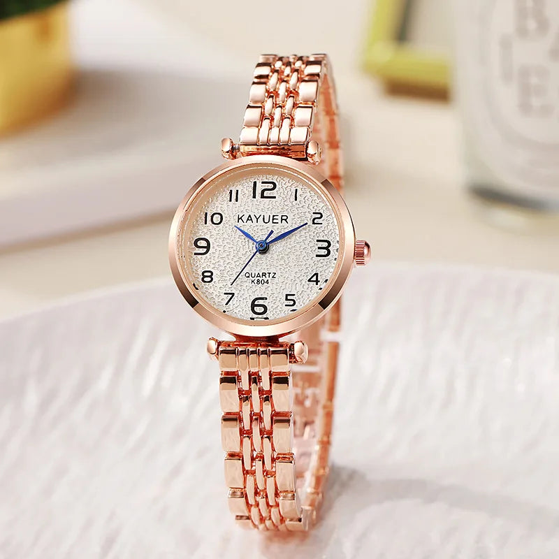 Elegant Simple Round Dial Women Quartz Watch Vintage Watches Antique Watch Luxury Women Clock Ladies Gift Watches Accessories