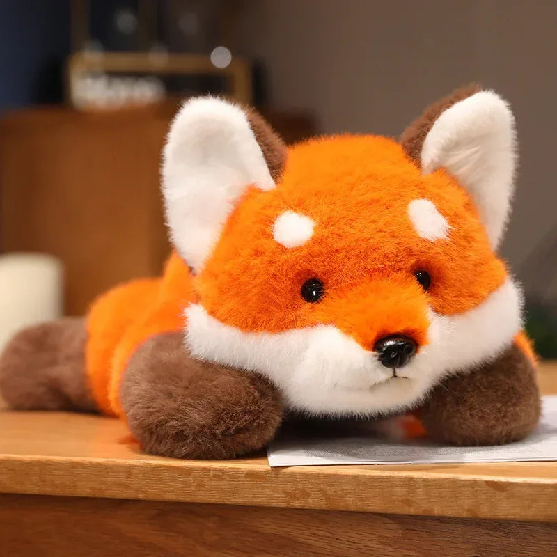 30-60cm New Stuffed Anime Figure Doll Turned Red Panda Plushie Doll Fluffy Hair Red Raccoon Animals Hug Throw Pillow Kids