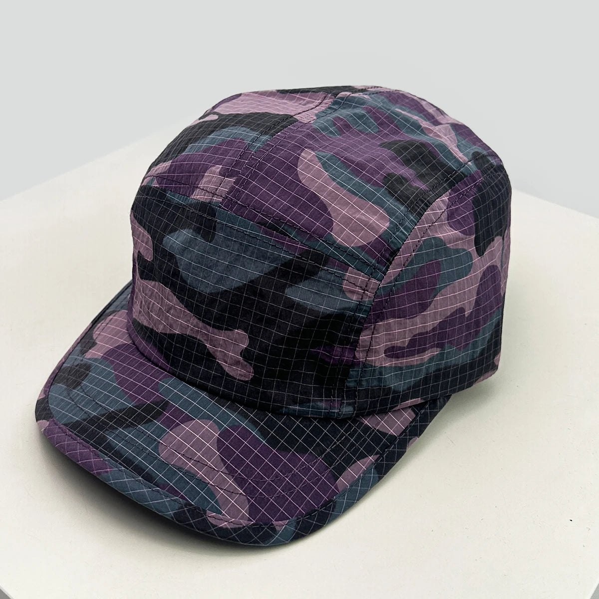 New Unisex Personal CAMO Solid Baseball Hats Sunshade Quick Drying Breathable Short Eave Peaked Caps Versatile ins Fashion Retro