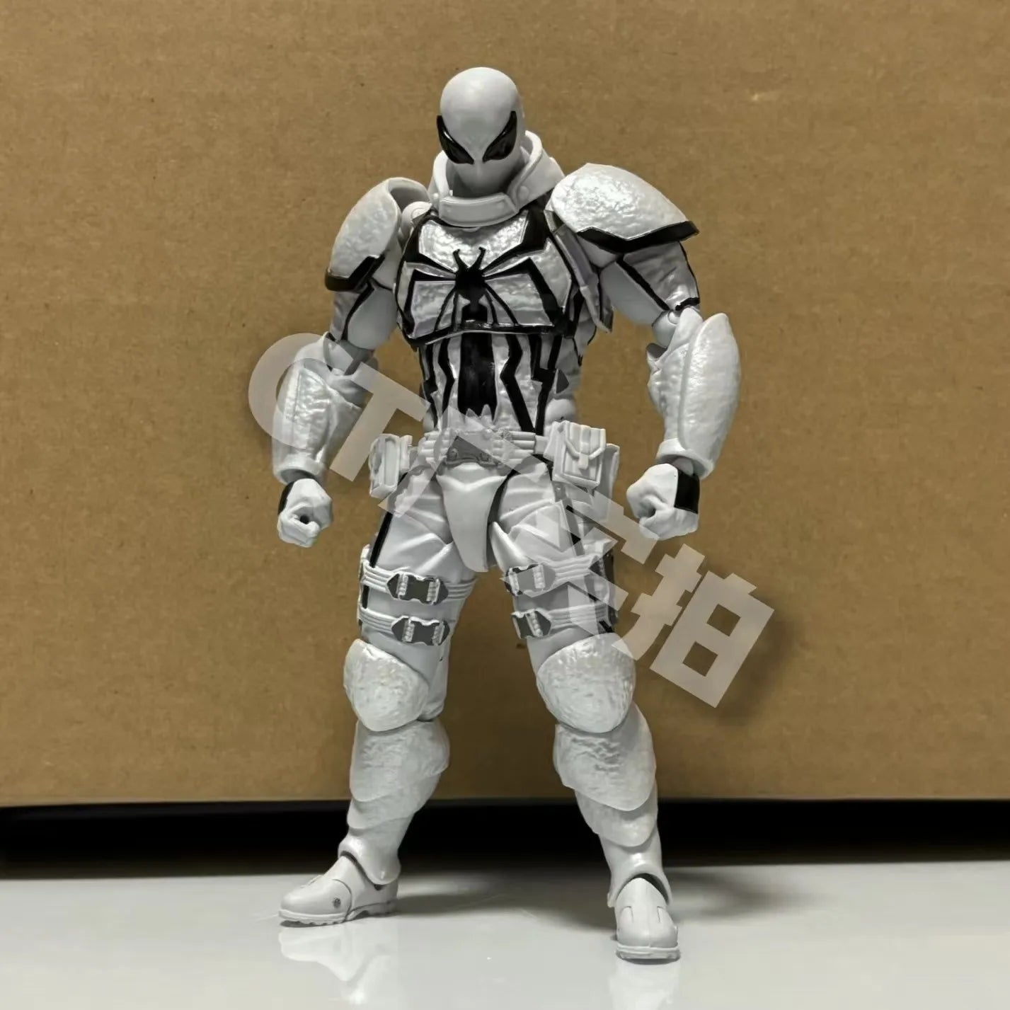 Ct White Venom Action Figure High-Quality Ko Multiple Accessories Venom Model