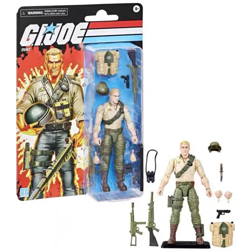Original Hasbro G.I. Joe GI Joe Classfied Series Retro Cardback Duke Action Figure Collection Toys Ornaments