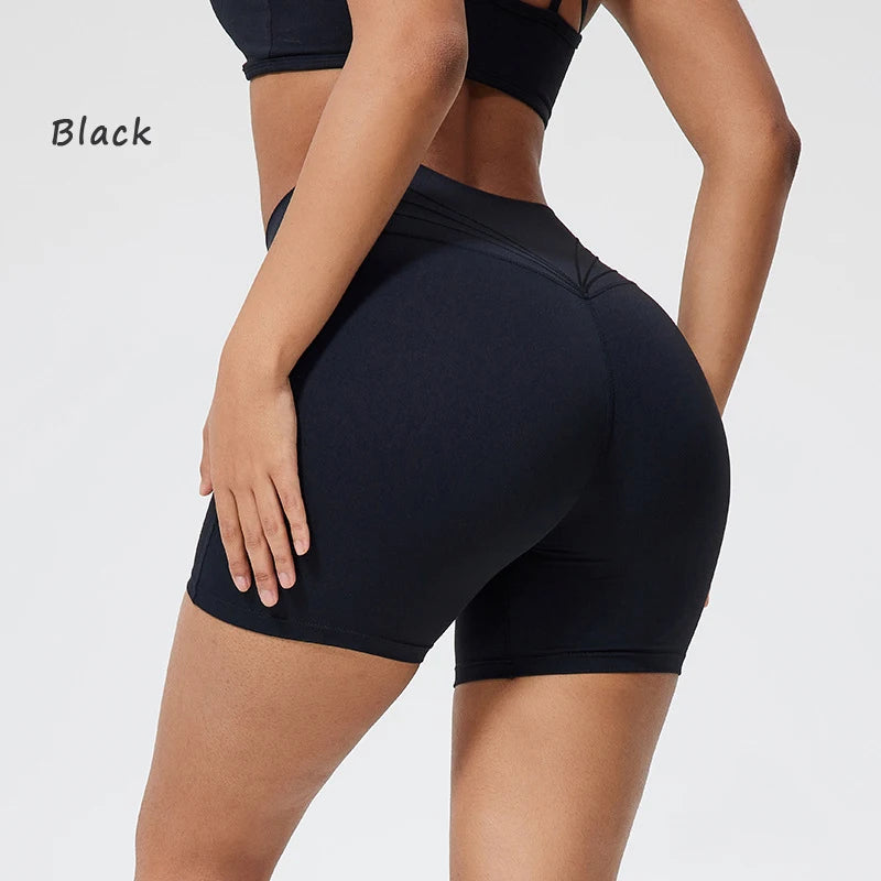 DIAS FIT JOY Women's Gym Shorts Cycling Shorts Womens Yoga Fitness Tight Elastic Breathable High Waist Sports Pants
