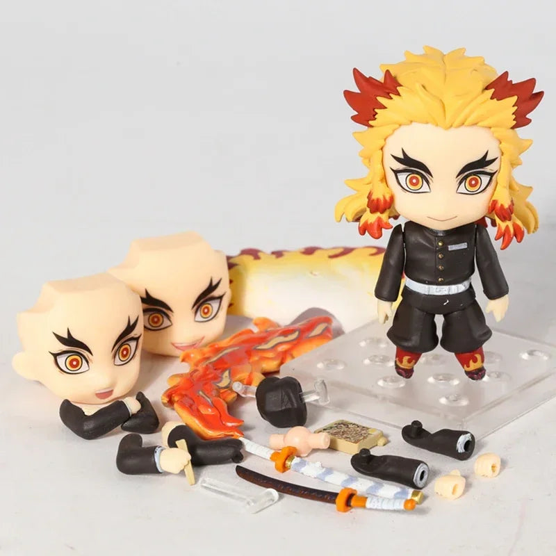 New 1541 Kyojuro Rengokuo  Gotouge Manga Series Demon Slayer Action Figures