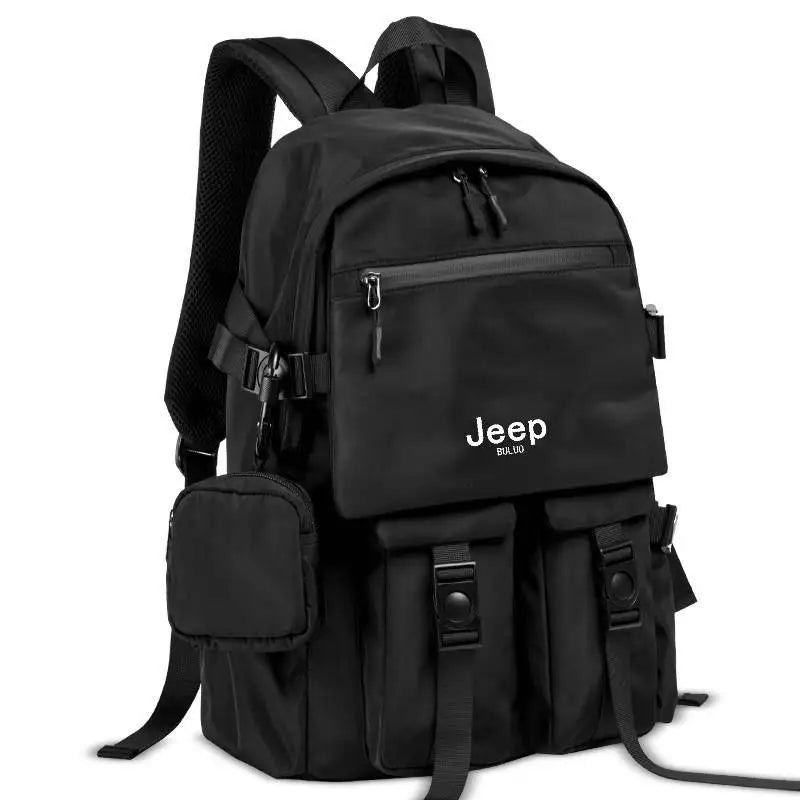 JEEP BULUO Men's Shoulder Casual Hiking Backpacks Travel Laptop Anti-Theft Bag