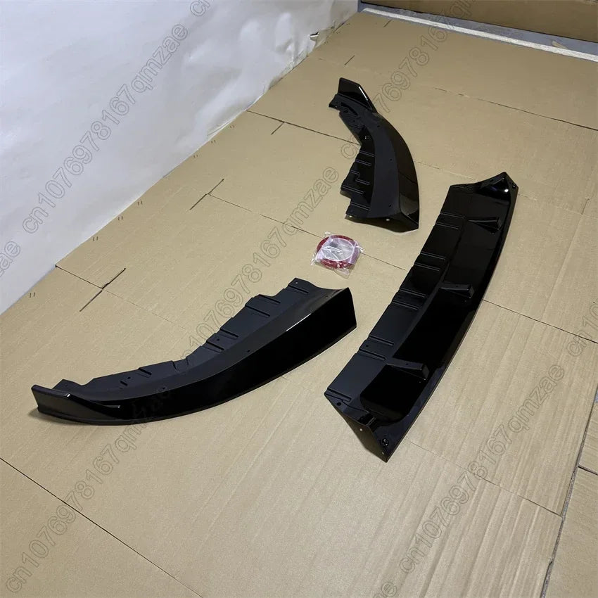 For BMW 4 Series G24 G26 4Door 420i 430i I4 M50 M Sport 2020-2024 Car Front Bumper Splitter Lip Diffuser Spoiler Body Kit Trim