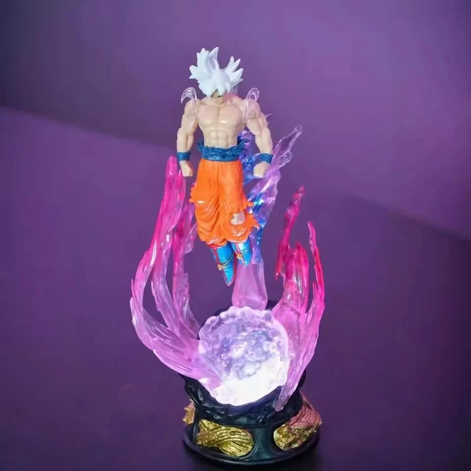10" Dragon Ball Super Saiyan Son Goku Figure PVC Model Statue Collectible Scene