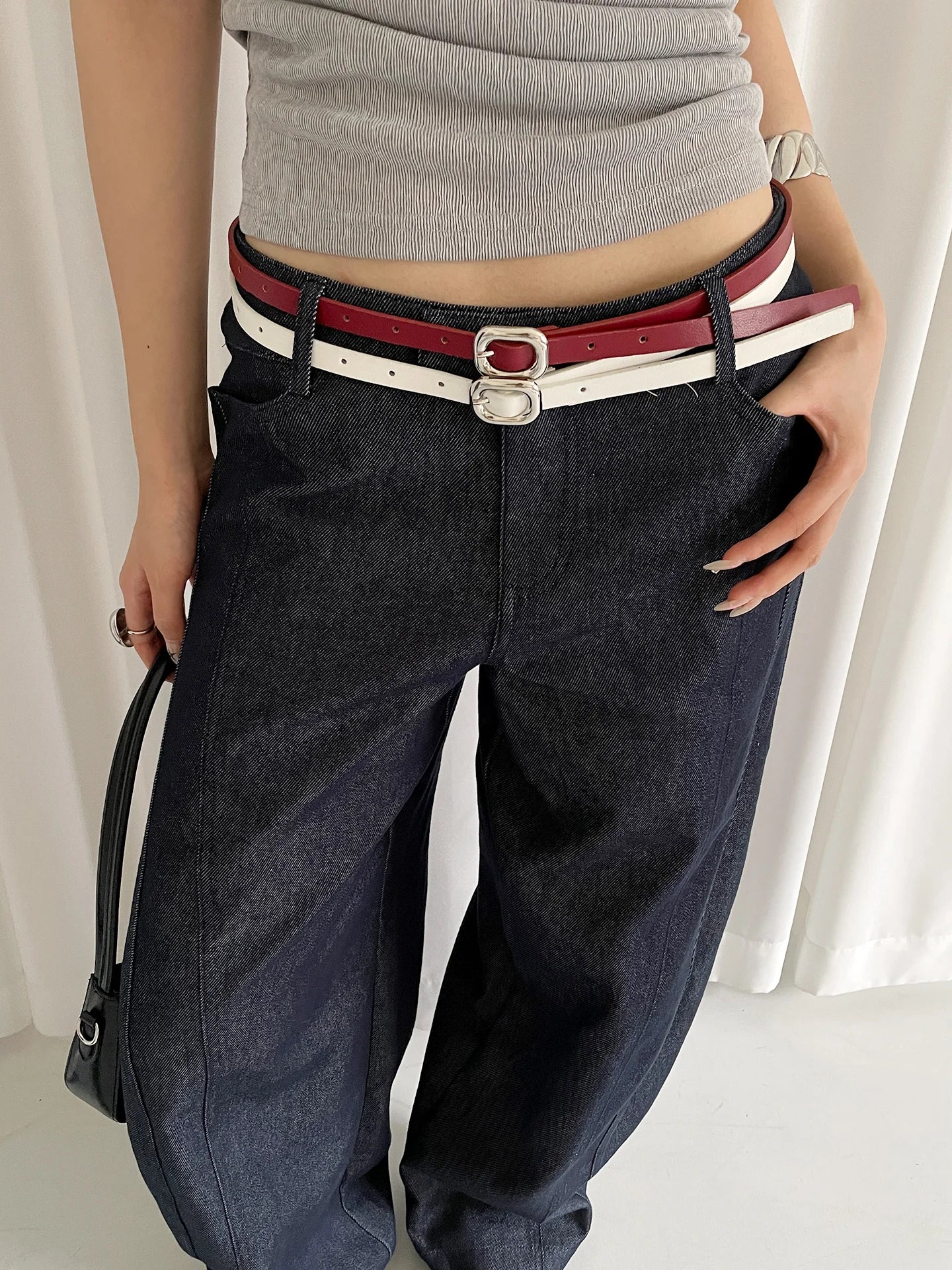 Fine Korean Style High-End Belt For Women Accessory To Wear With Skirts Jeans Etc