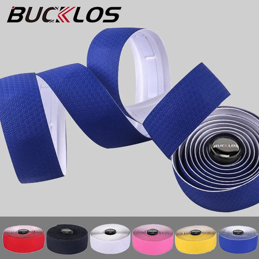 BUCKLOS Gravel Bike Handlebar Tape Anti-Vibration Handle Bar Tape Professional Anti Slip Cycling Damping Wrap Road Bicycle Parts