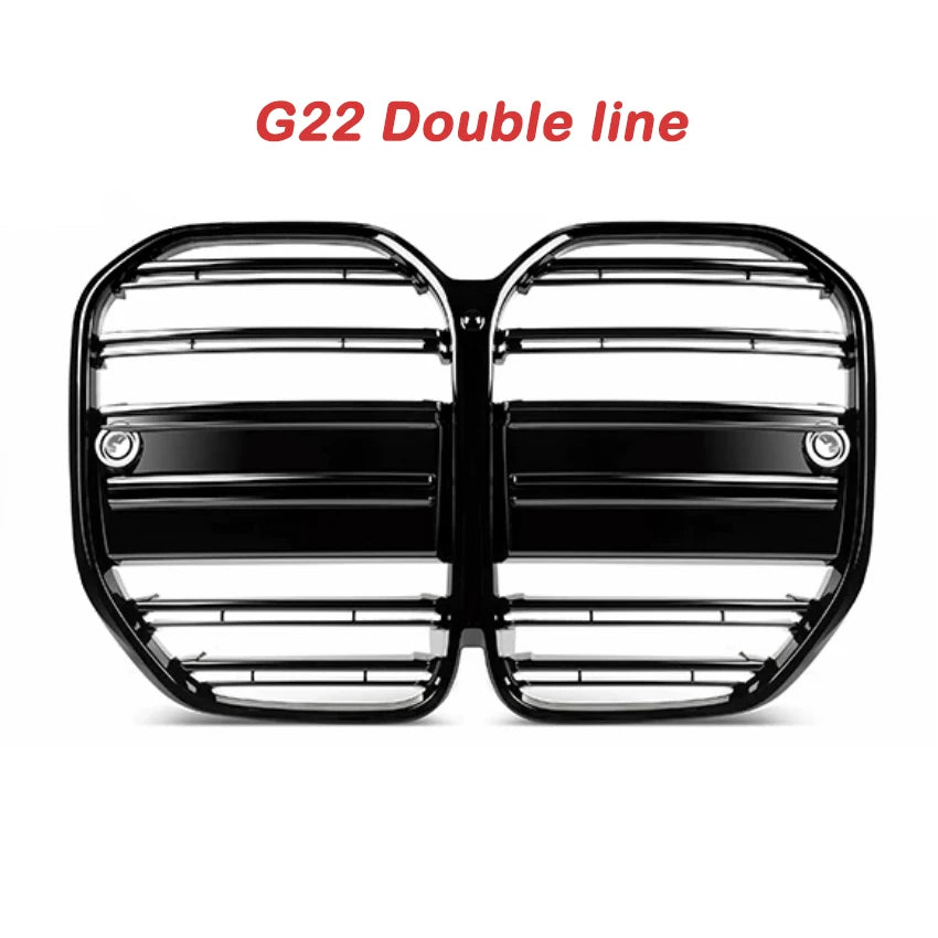 ACC Auto Racing Grid For BMW 4 Series G22 G23 Coupe 2 Doors 425i 430i M440i 2021-2024 Car Front Bumper Grille CS Style Black